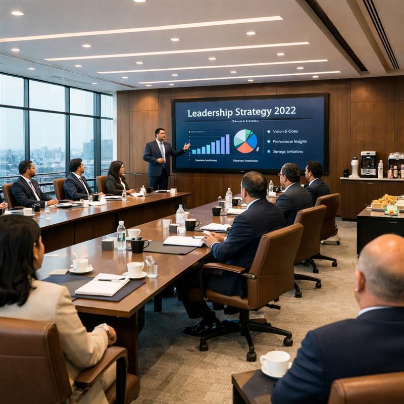 Boardroom meeting at The Belier